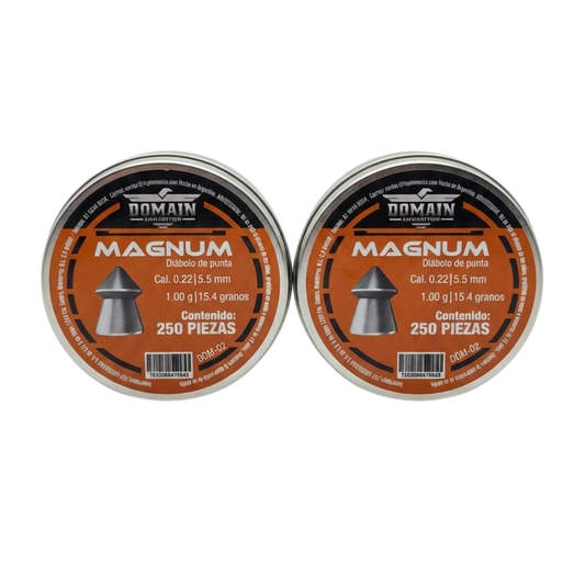 2 Pack Domain Diábolo DOM-02 de Punta p/ Cacería Penetración