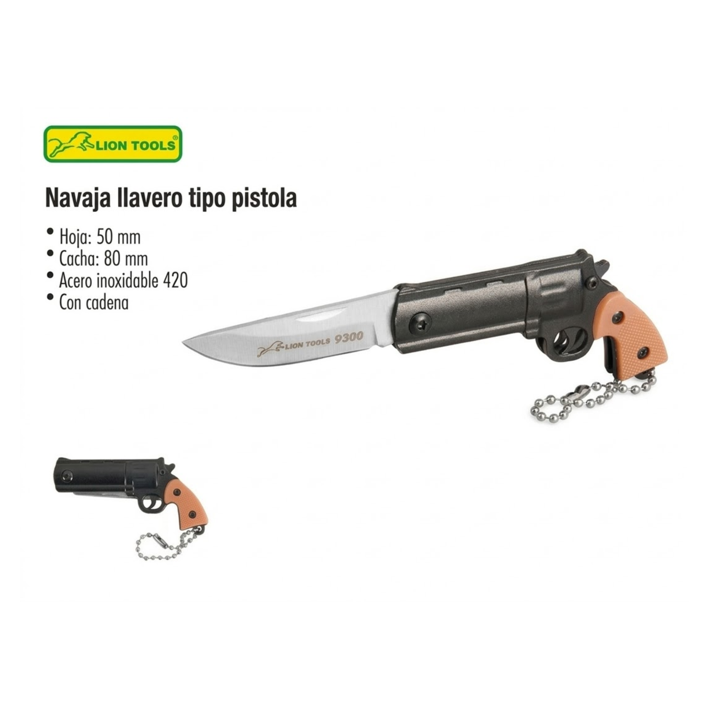 Pistola Deportiva de Copitas Mendoza + Navaja tipo Pistola