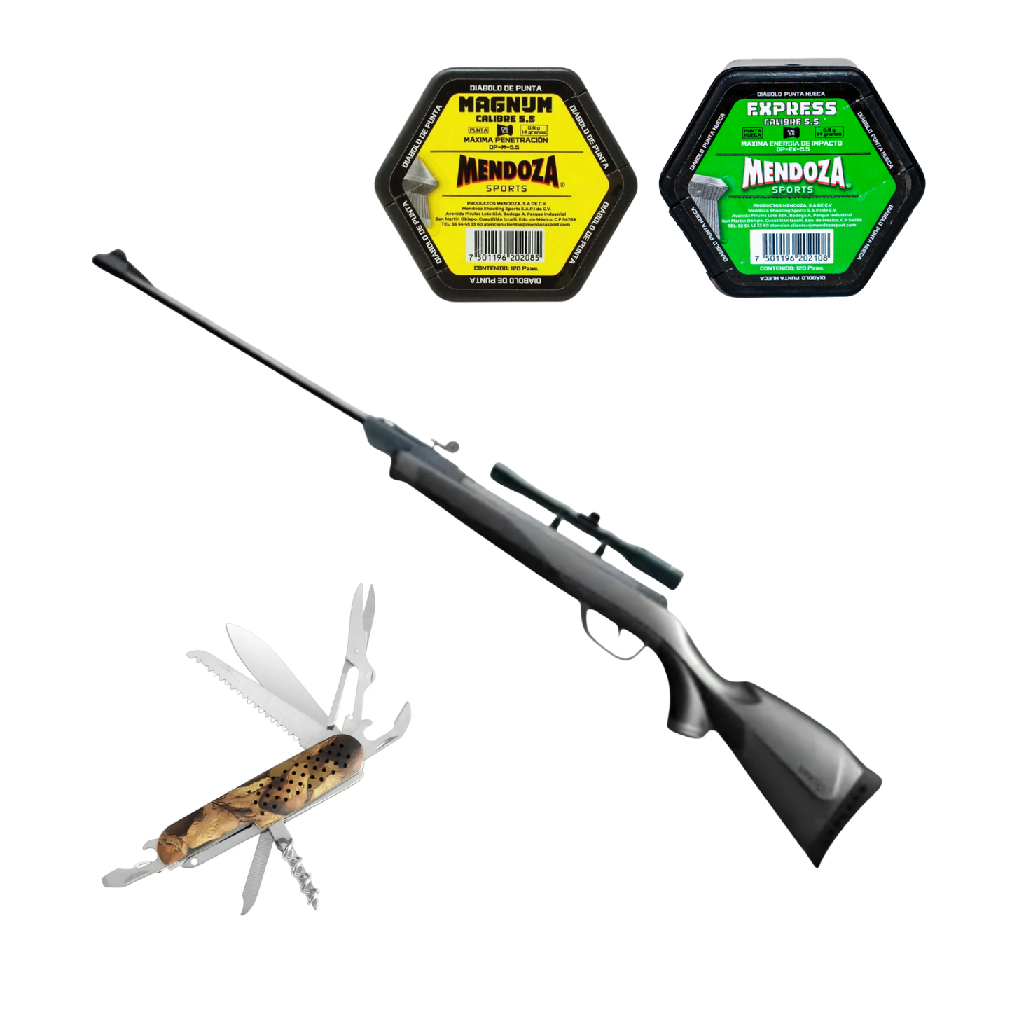 Rifle Gamo Deportivo Delta Max Force Mira 4x20 Cal. 5.5mm