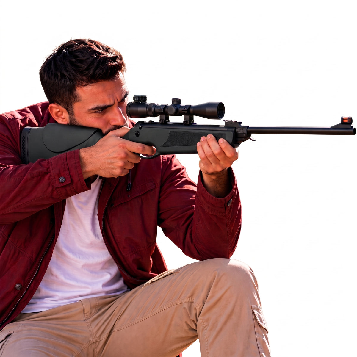 Diabolos 5.5 Mendoza 240pz + Rifle Marksman 2063 + Mira 4x32