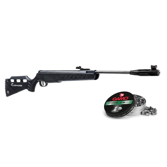 Rifle de aire Mendoza Gladiador 5.5 mm Resorte +Diabolos
