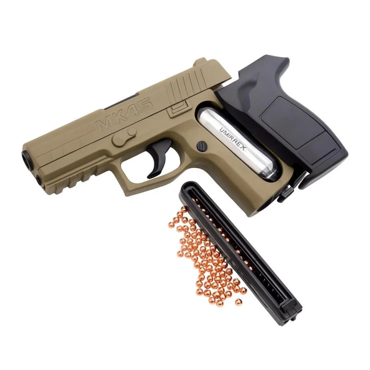 Pistola Co2 Crosman MK45 Semi-Automática 480fps 4.5mm