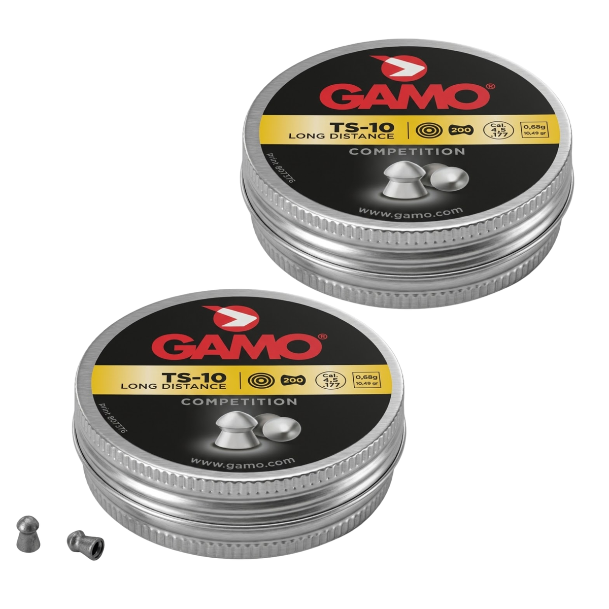 Diábolo Gamo TS-10 4.5 mm 200 pzas Caza Menor 2 Pack