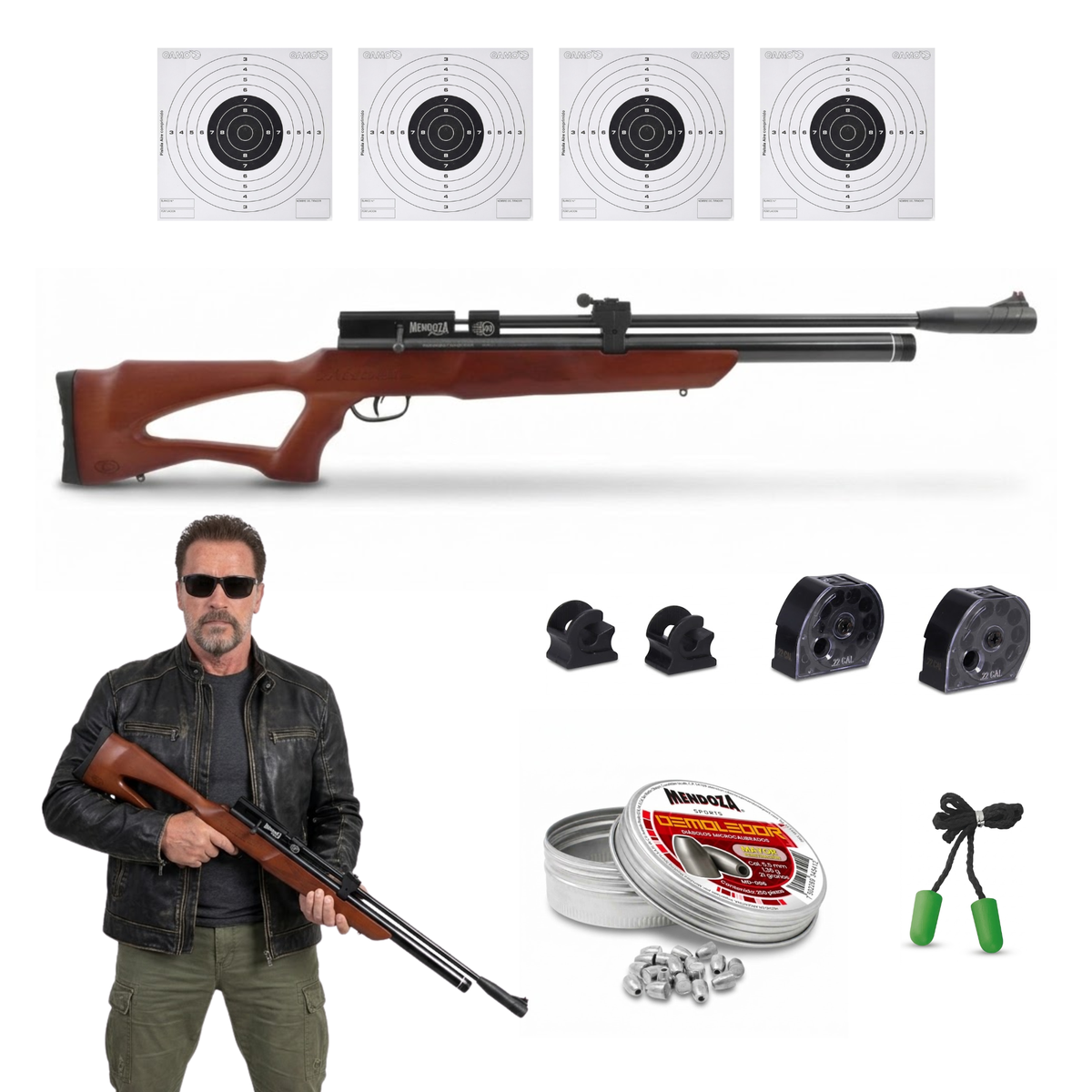 Rifle Deportivo Xtreme Pcp Cal. 5.5mm Con Diábolos