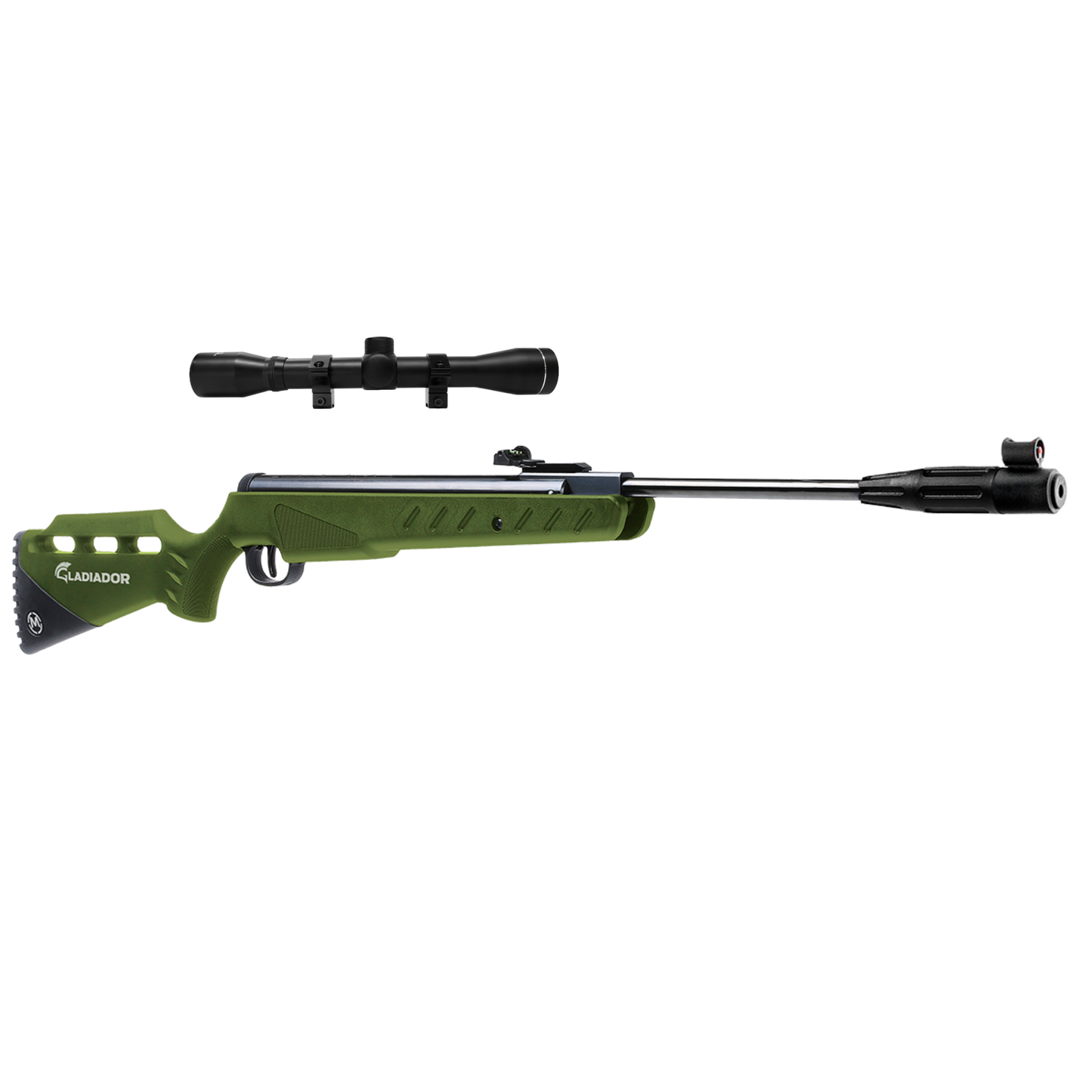 Rifle de aire Mendoza Gladiador 5.5 mm Resorte Verde c/mira