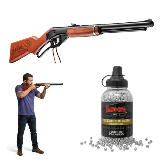 Rifle De Balines Red Ryder Adult 4.5mm + Balines Mendoza