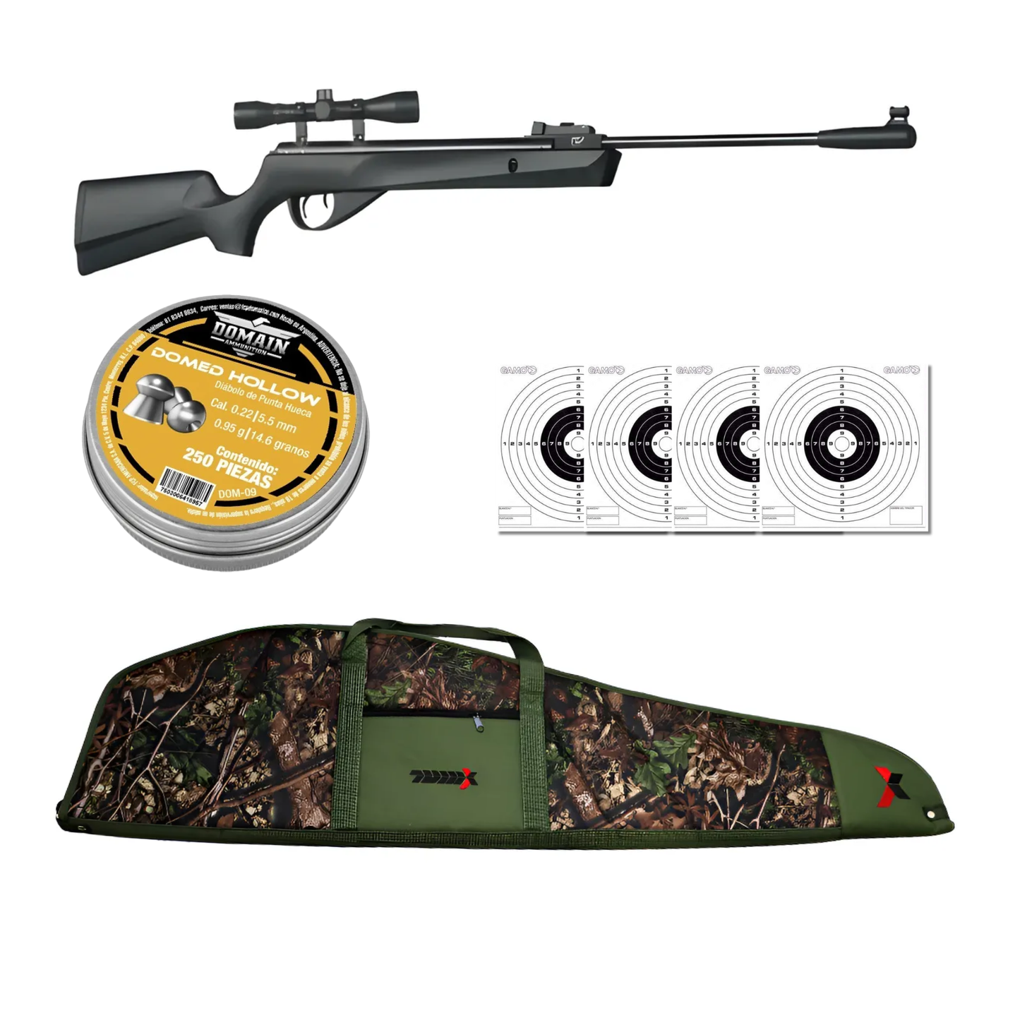 Rifle Deportivo Nova Vista Bb15 Nitropiston 5.5 Mm + Funda